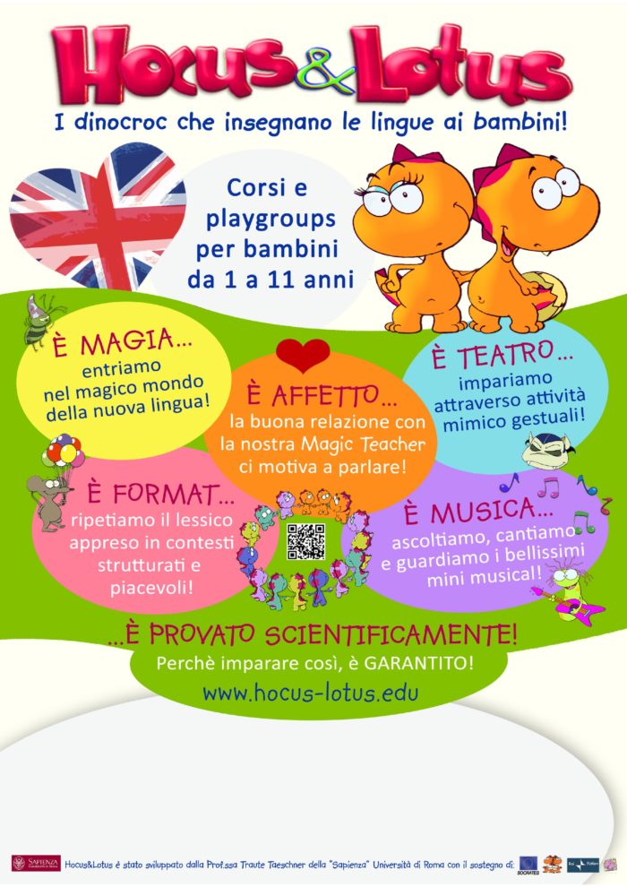 Venite per una lezione di prova che vi trasporterà nel fantastico mondo dei dinocroc mercoledì 20 settembre dalle 16 alle 18 presso la nostra sede